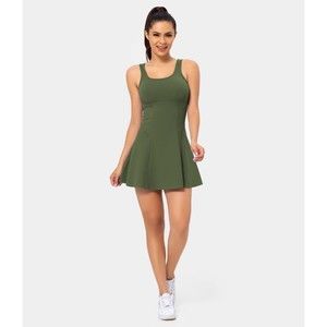 HALARA Green Mini Dress